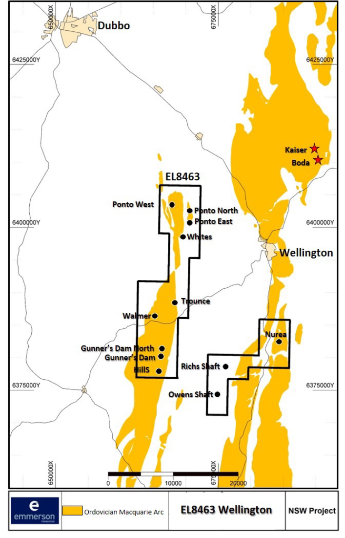 Location of the Wellington Project